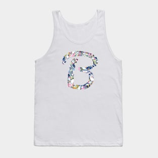 Gaudi Mosaic Letter B Tank Top